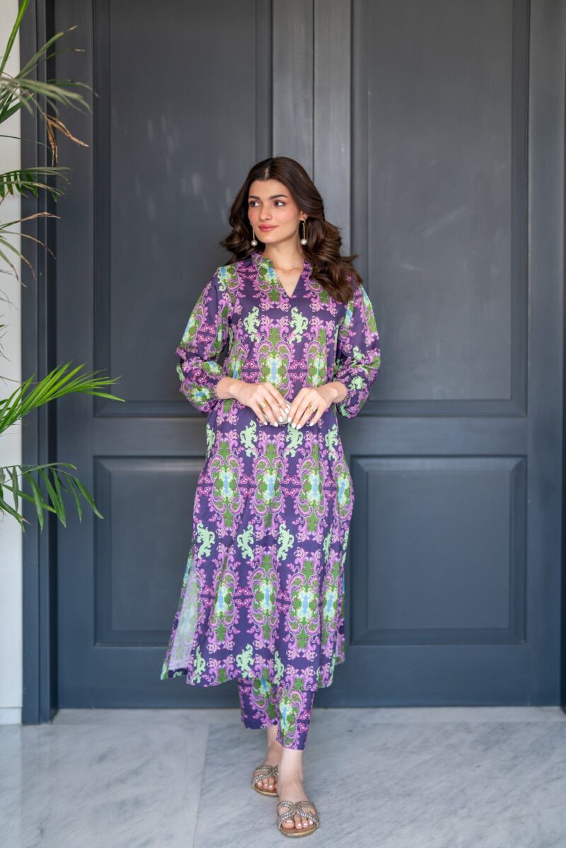 Naarj lawn co-ord set | pret | fully stitched