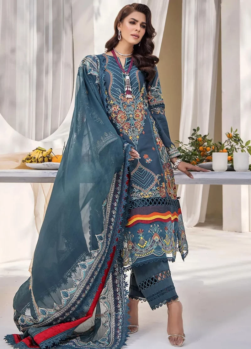 Tessa embroidered lawn festive collection | 2024 | ts24f symphony of dawn